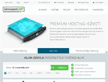 Tablet Screenshot of isimsepeti.net
